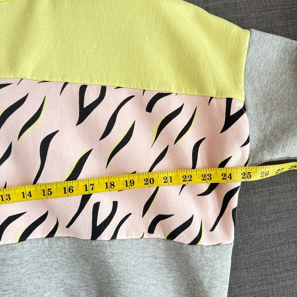 Genetic Apparel Pastel Colorblock Cropped Hoodie | Y2K Streetwear | Size M - Picture 7 of 8